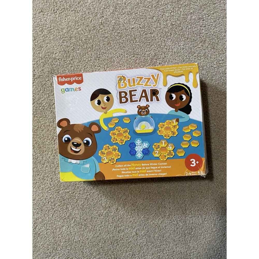 Fisher-Price Buzzy Bear Cooperative Game Matching Numbers Preschool Age 3+